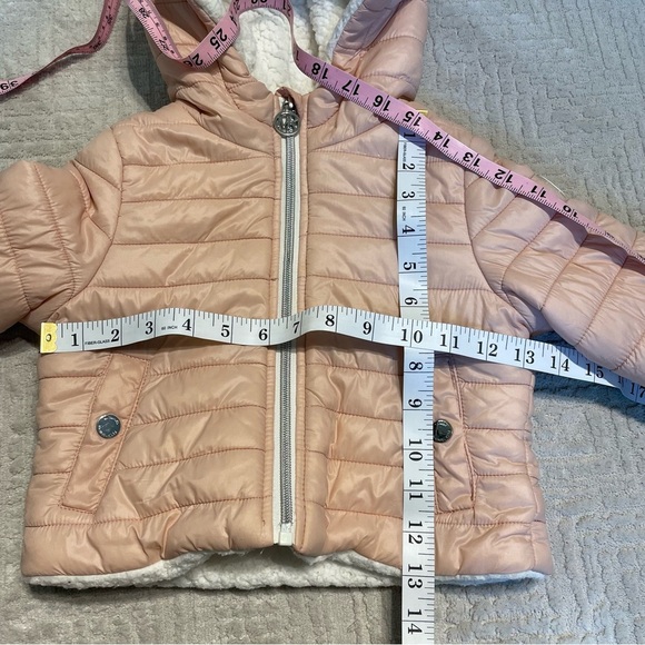 Michael Kors Faux-Fur-Lined Hooded Insulated Puffer Jacket Size 3T - Picture 12 of 14